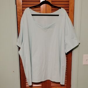 Catherines Soft Green Women's Blouse